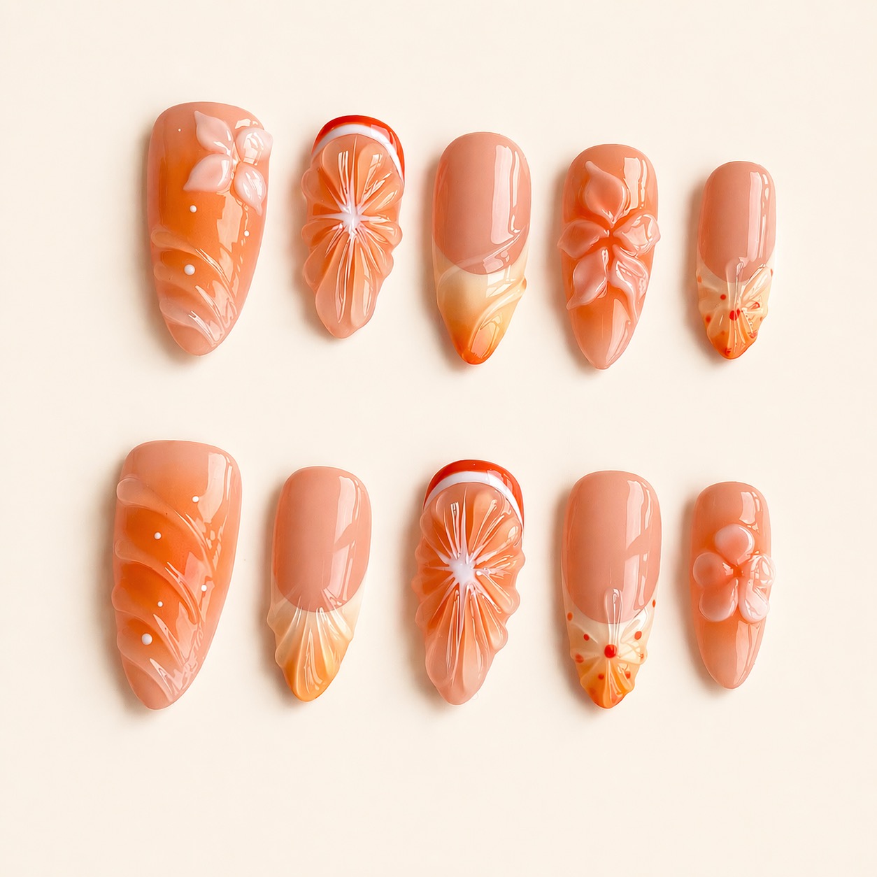 Sunset Petal｜夕橙花影